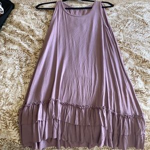 Purple Flowy Dress